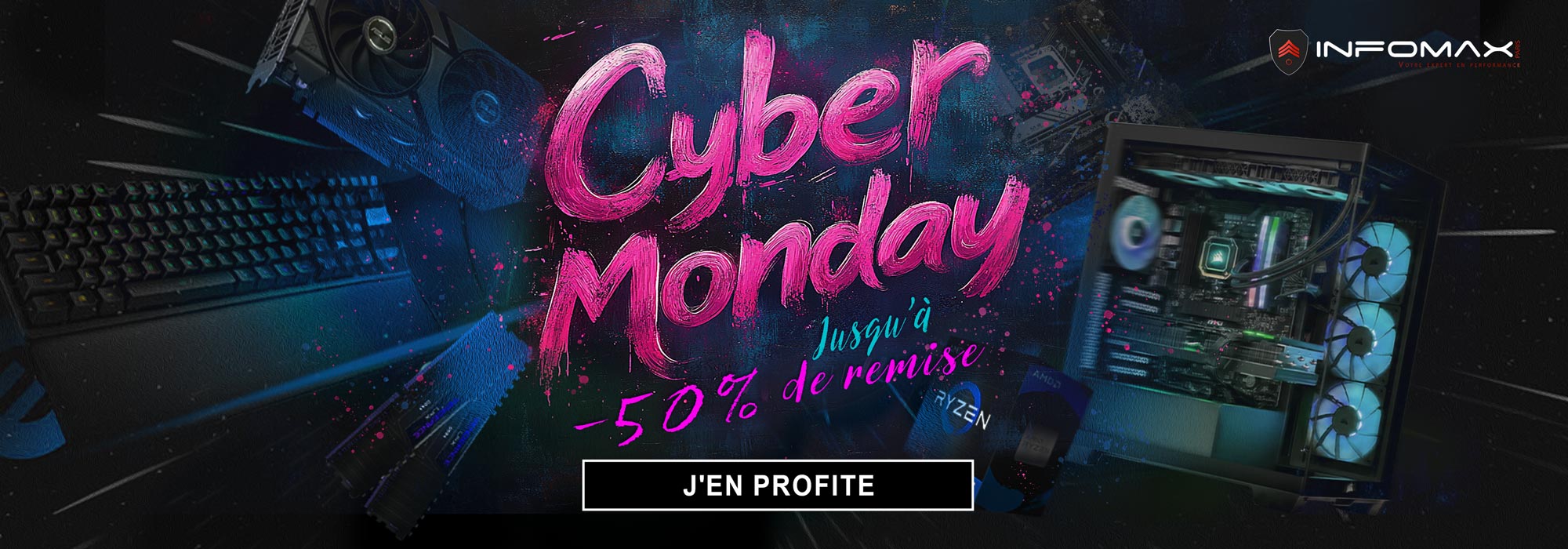 Cyber Monday avec Infomax Paris